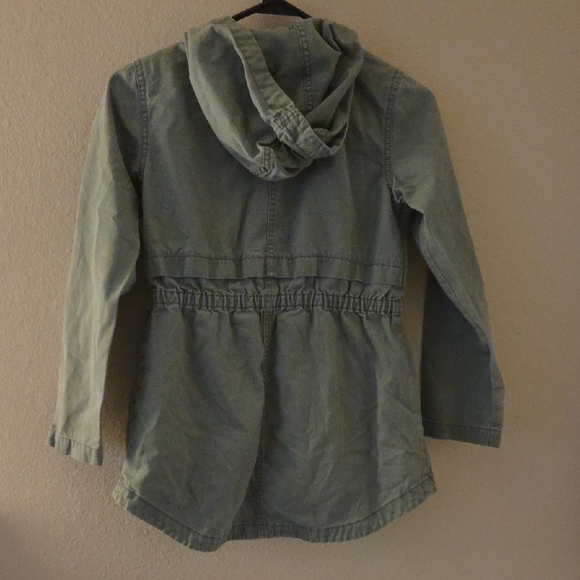 Old Navy Olive Hooded Jacket - Picture 3 of 4